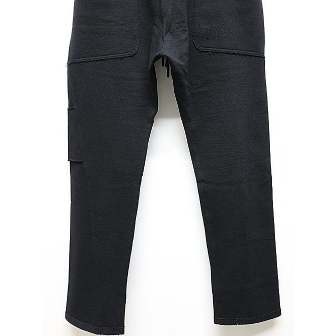 SALE40%OFF/nude:masahiko maruyama ・ヌード:マサヒコマルヤマ/Inlay Stich Heavy Jersey SWEAT PANTS/Black |  | 04
