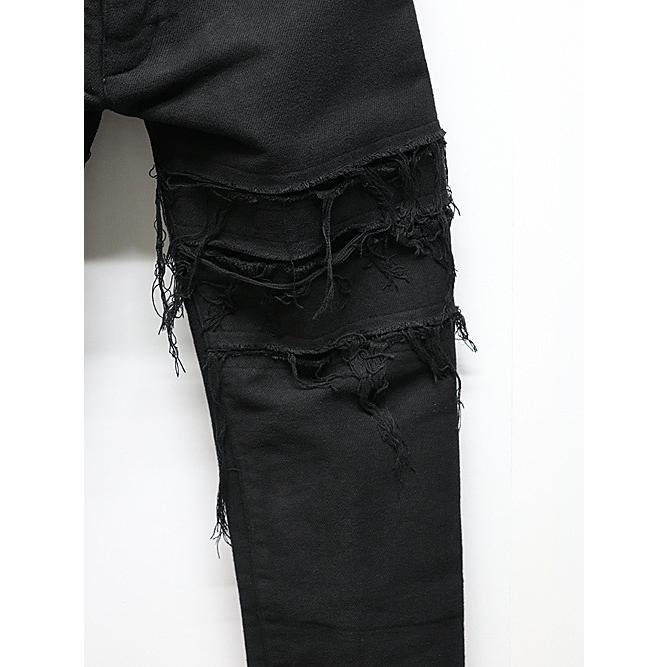 SALE40%OFF/nude:masahiko maruyama ・ヌード:マサヒコマルヤマ/Cotton Double Cloth GARMENT DYED PANTS/Black |  | 02