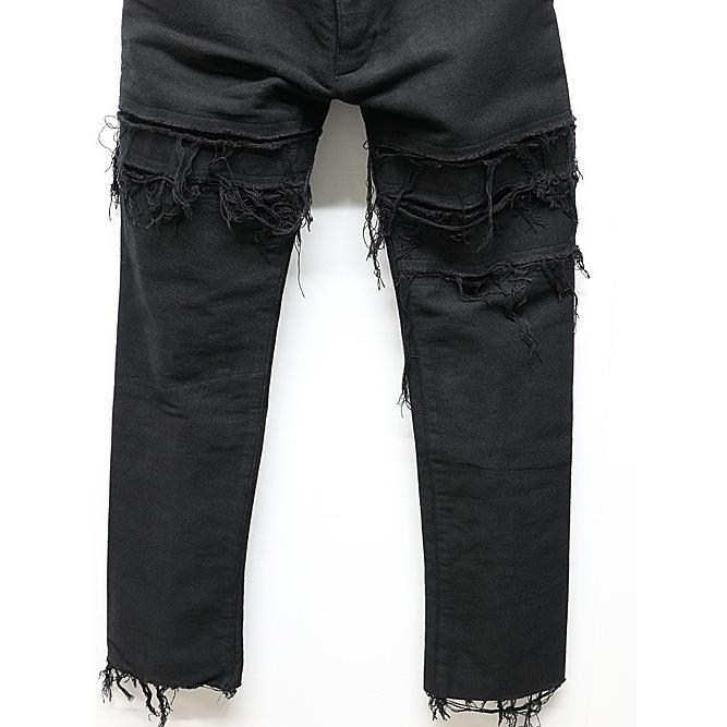 SALE40%OFF/nude:masahiko maruyama ・ヌード:マサヒコマルヤマ/Cotton Double Cloth GARMENT DYED PANTS/Black |  | 03
