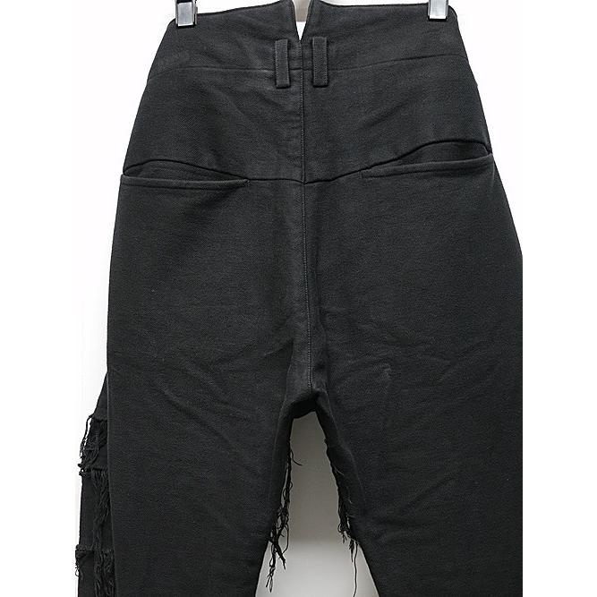 SALE40%OFF/nude:masahiko maruyama ・ヌード:マサヒコマルヤマ/Cotton Double Cloth GARMENT DYED PANTS/Black |  | 05