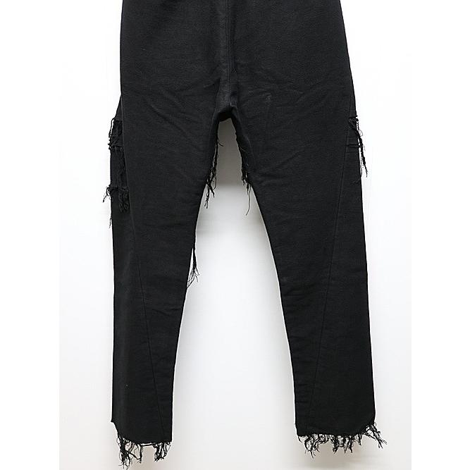SALE40%OFF/nude:masahiko maruyama ・ヌード:マサヒコマルヤマ/Cotton Double Cloth GARMENT DYED PANTS/Black |  | 06