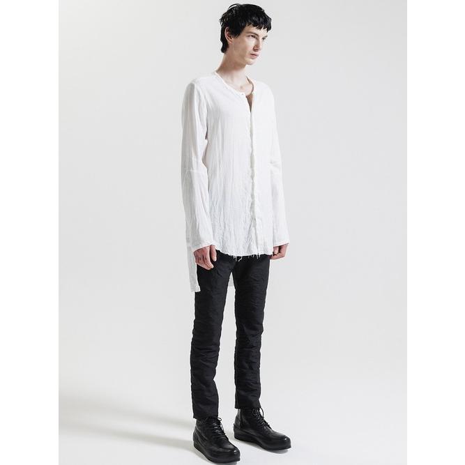 SALE40%OFF/nude:masahiko maruyama ・ヌード:マサヒコマルヤマ/Cotton Double Gauze ROUND NECK REVERSIBLE GAUZE SHIRT/Off White | nude:masahiko maruyama | 13