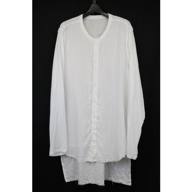 SALE40%OFF/nude:masahiko maruyama ・ヌード:マサヒコマルヤマ/Cotton Double Gauze ROUND NECK REVERSIBLE GAUZE SHIRT/Off White | nude:masahiko maruyama | 16