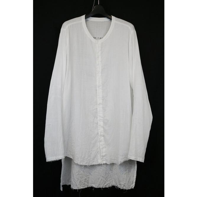 SALE40%OFF/nude:masahiko maruyama ・ヌード:マサヒコマルヤマ/Cotton Double Gauze ROUND NECK REVERSIBLE GAUZE SHIRT/Off White | nude:masahiko maruyama | 17