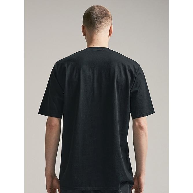 SALE30%OFF/nude:masahiko maruyama ・ヌード:マサヒコマルヤマ/40/2 28GG Jersey SHORT SLEEVE CRACKED PRINT T SHIRT/Black | nude:masahiko maruyama | 01