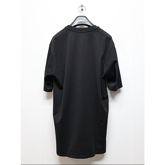 nude:masahiko maruyama ・ヌード:マサヒコマルヤマ/40/2 28GG Jersey SHORT SLEEVE CRACKED PRINT T SHIRT/Black | nude:masahiko maruyama | 06