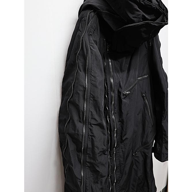 SALE30%OFF/nude:masahiko maruyama ・ヌード:マサヒコマルヤマ/Movekeeoer Fabric MULTIZIP MILITARY PARKA COAT/Black | nude:masahiko maruyama | 12