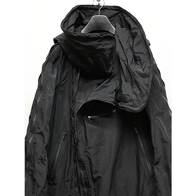 SALE30%OFF/nude:masahiko maruyama ・ヌード:マサヒコマルヤマ/Movekeeoer Fabric MULTIZIP MILITARY PARKA COAT/Black | nude:masahiko maruyama | 13