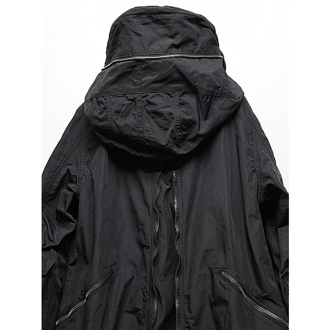 SALE30%OFF/nude:masahiko maruyama ・ヌード:マサヒコマルヤマ/Movekeeoer Fabric MULTIZIP MILITARY PARKA COAT/Black | nude:masahiko maruyama | 14