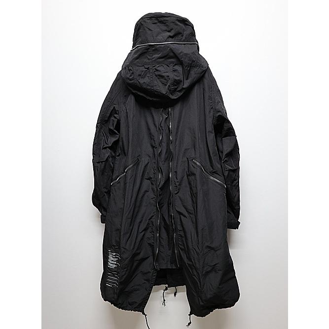 SALE30%OFF/nude:masahiko maruyama ・ヌード:マサヒコマルヤマ/Movekeeoer Fabric MULTIZIP MILITARY PARKA COAT/Black | nude:masahiko maruyama | 16