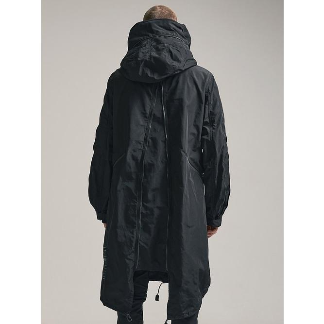 SALE30%OFF/nude:masahiko maruyama ・ヌード:マサヒコマルヤマ/Movekeeoer Fabric MULTIZIP MILITARY PARKA COAT/Black | nude:masahiko maruyama | 01