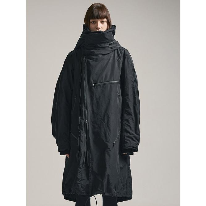 SALE30%OFF/nude:masahiko maruyama ・ヌード:マサヒコマルヤマ/Movekeeoer Fabric MULTIZIP MILITARY PARKA COAT/Black | nude:masahiko maruyama | 02