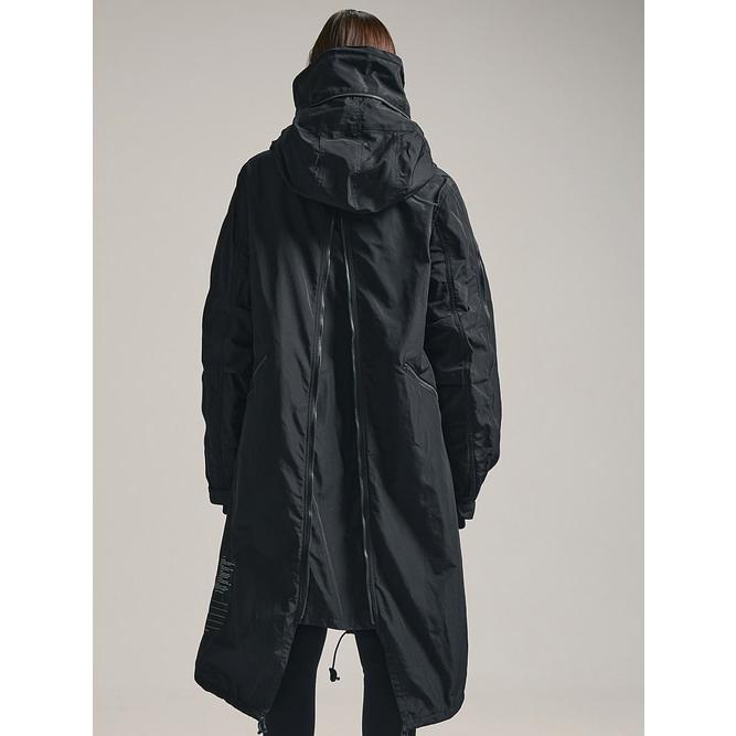 SALE30%OFF/nude:masahiko maruyama ・ヌード:マサヒコマルヤマ/Movekeeoer Fabric MULTIZIP MILITARY PARKA COAT/Black | nude:masahiko maruyama | 03