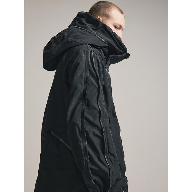 SALE30%OFF/nude:masahiko maruyama ・ヌード:マサヒコマルヤマ/Movekeeoer Fabric MULTIZIP MILITARY PARKA COAT/Black | nude:masahiko maruyama | 04