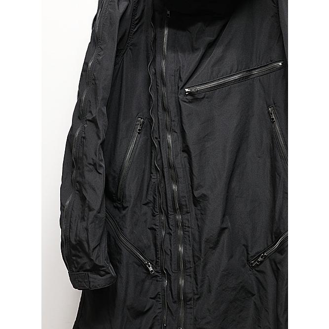 SALE30%OFF/nude:masahiko maruyama ・ヌード:マサヒコマルヤマ/Movekeeoer Fabric MULTIZIP MILITARY PARKA COAT/Black | nude:masahiko maruyama | 08