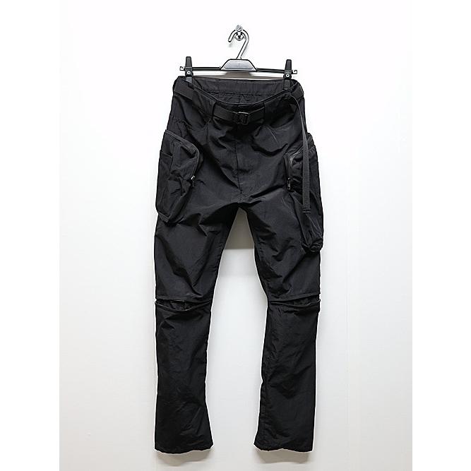 SALE30%OFF/nude:masahiko maruyama ・ヌード:マサヒコマルヤマ/Movekeeoer Fabric SLIM CARGO PANTS/Black | nude:masahiko maruyama