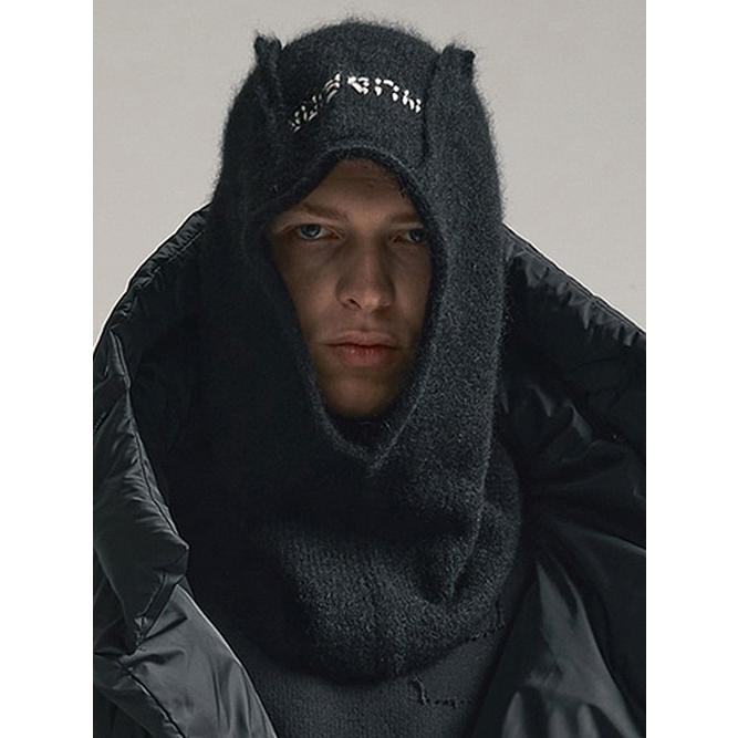 SALE30%OFF/nude:masahiko maruyama ・ヌード:マサヒコマルヤマ/7GG KNIT BALACLAVA/Black | nude:masahiko maruyama