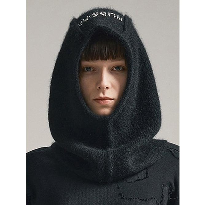 SALE30%OFF/nude:masahiko maruyama ・ヌード:マサヒコマルヤマ/7GG KNIT BALACLAVA/Black | nude:masahiko maruyama | 01