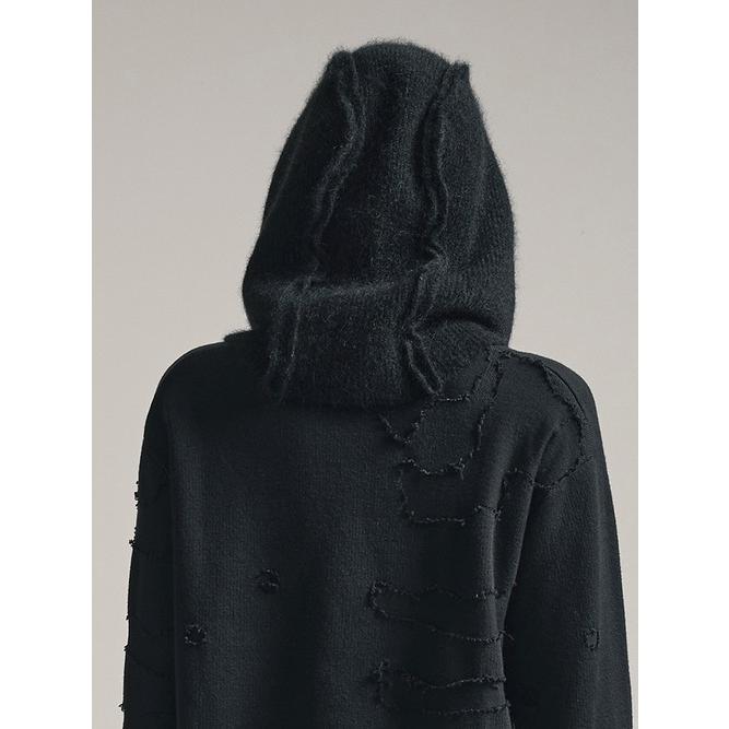 SALE30%OFF/nude:masahiko maruyama ・ヌード:マサヒコマルヤマ/7GG KNIT BALACLAVA/Black | nude:masahiko maruyama | 09