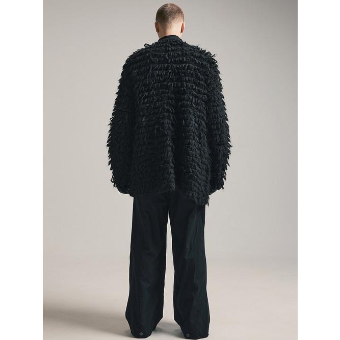 SALE30%OFF/nude:masahiko maruyama ・ヌード:マサヒコマルヤマ/3GG Long Pile Knit CARDIGAN/Black | nude:masahiko maruyama | 17