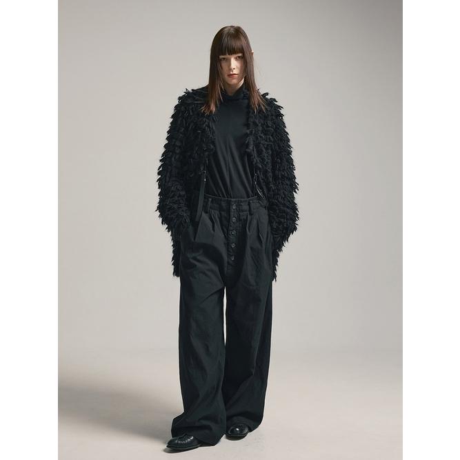 SALE30%OFF/nude:masahiko maruyama ・ヌード:マサヒコマルヤマ/3GG Long Pile Knit CARDIGAN/Black | nude:masahiko maruyama | 20