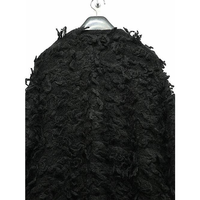 SALE30%OFF/nude:masahiko maruyama ・ヌード:マサヒコマルヤマ/3GG Long Pile Knit CARDIGAN/Black | nude:masahiko maruyama | 08