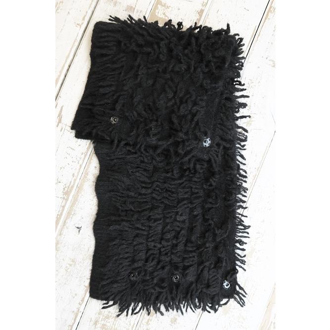 SALE30%OFF/nude:masahiko maruyama ・ヌード:マサヒコマルヤマ/3GG Long Pile Knit SNOOD/Black | nude:masahiko maruyama | 12