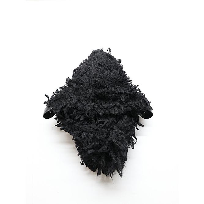 SALE30%OFF/nude:masahiko maruyama ・ヌード:マサヒコマルヤマ/3GG Long Pile Knit SNOOD/Black | nude:masahiko maruyama | 05