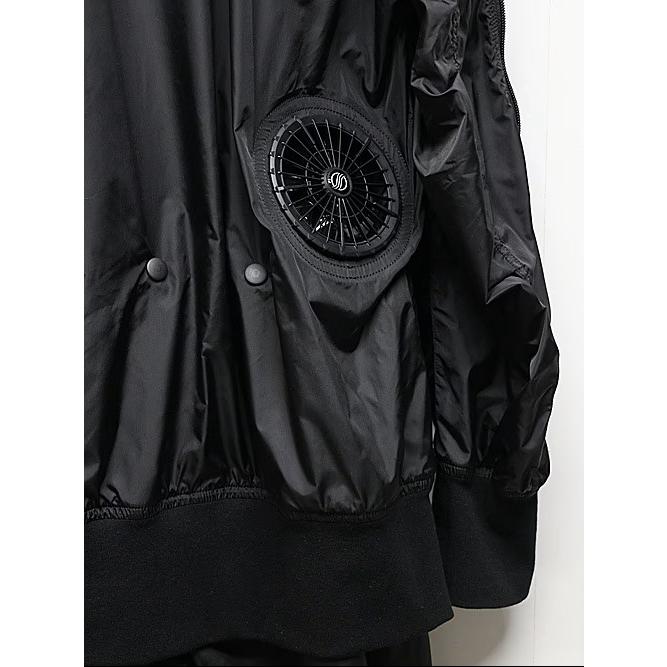 nude:masahiko maruyama ・ヌード:マサヒコマルヤマ/オーバーサイズボンバージャケット（裾パーツ取り外し可能）/Black | nude:masahiko maruyama | 08