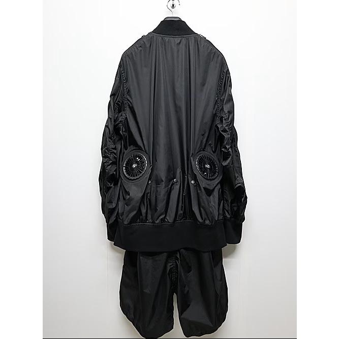 nude:masahiko maruyama ・ヌード:マサヒコマルヤマ/オーバーサイズボンバージャケット（裾パーツ取り外し可能）/Black | nude:masahiko maruyama | 09