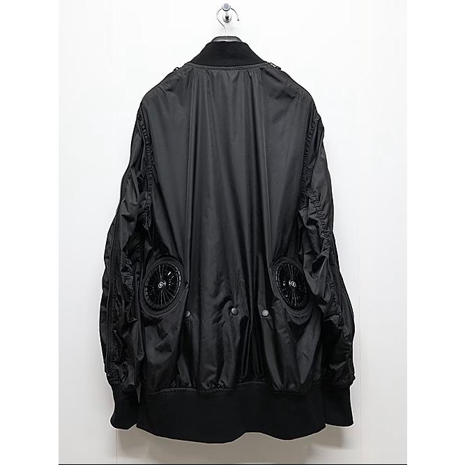 nude:masahiko maruyama ・ヌード:マサヒコマルヤマ/オーバーサイズボンバージャケット（裾パーツ取り外し可能）/Black | nude:masahiko maruyama | 14