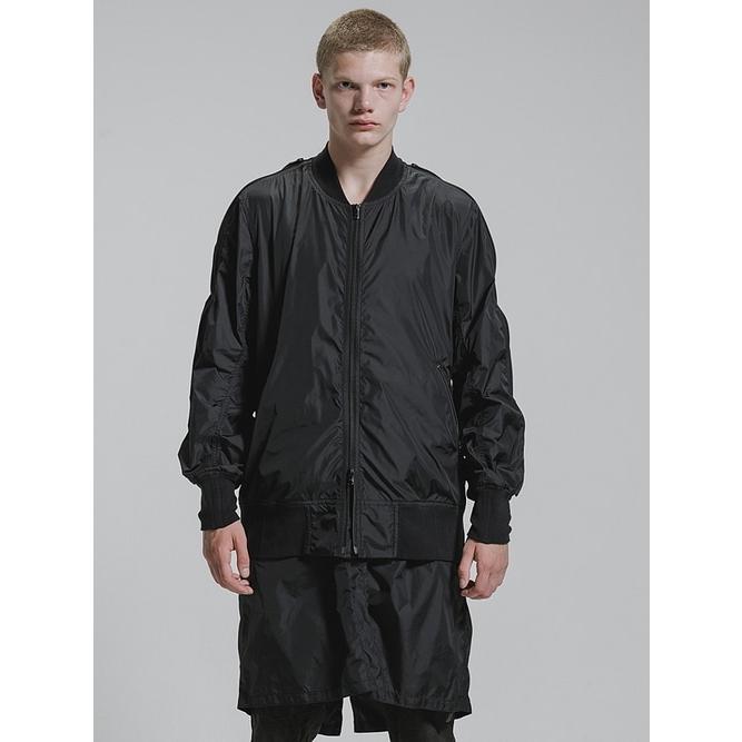 nude:masahiko maruyama ・ヌード:マサヒコマルヤマ/オーバーサイズボンバージャケット（裾パーツ取り外し可能）/Black | nude:masahiko maruyama | 18
