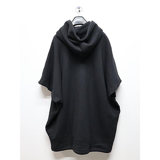 nude:masahiko maruyama ・ヌード:マサヒコマルヤマ/裏毛オーバーサイズZIP UPパーカ（袖取り外し可能）/Black | nude:masahiko maruyama | 08