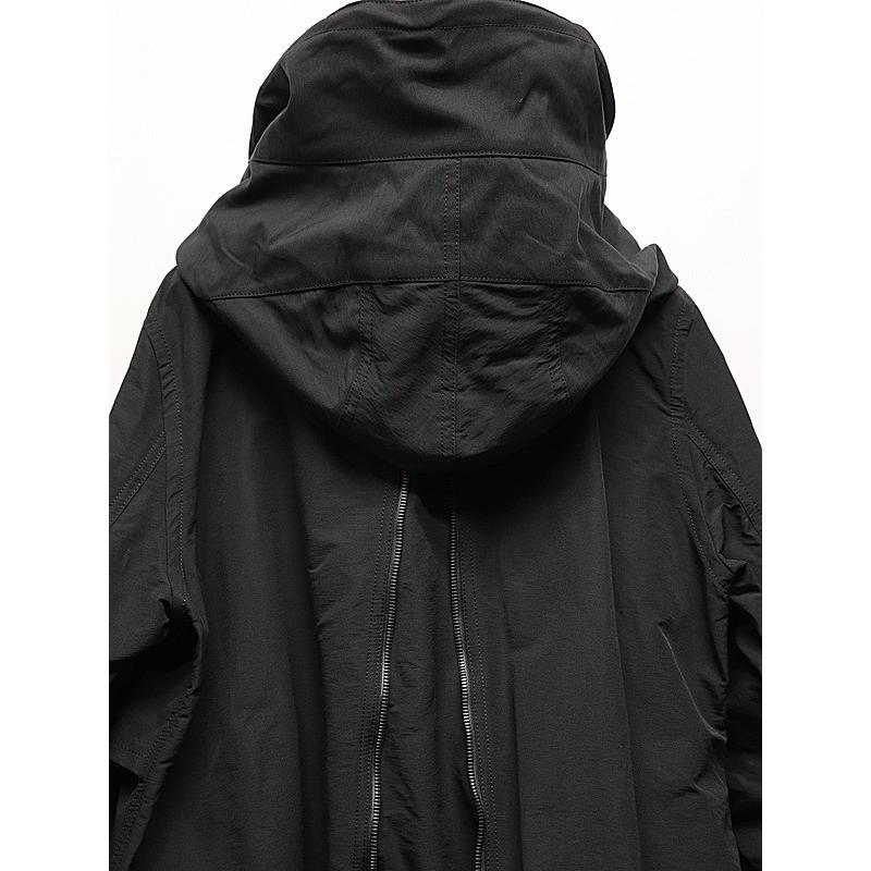 nude:masahiko maruyama・ヌードマサヒコマルヤマ/Cotton/Nylon Grosgrain-Water Repellent Finishマルチジップショートモッズコート/BK | nude:masahiko maruyama | 10