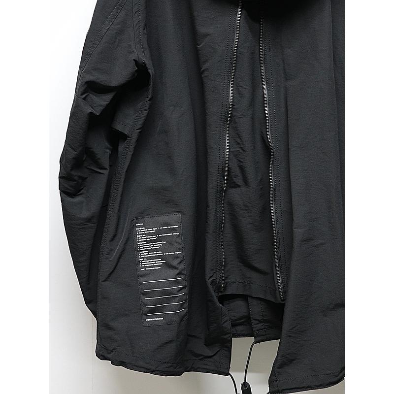 nude:masahiko maruyama・ヌードマサヒコマルヤマ/Cotton/Nylon Grosgrain-Water Repellent Finishマルチジップショートモッズコート/BK | nude:masahiko maruyama | 11