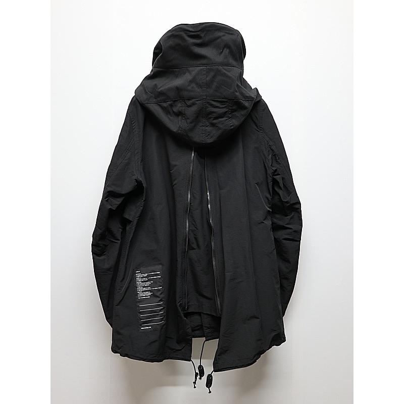 nude:masahiko maruyama・ヌードマサヒコマルヤマ/Cotton/Nylon Grosgrain-Water Repellent Finishマルチジップショートモッズコート/BK | nude:masahiko maruyama | 12