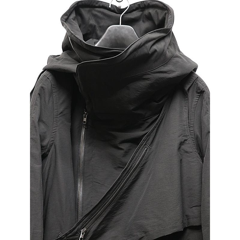 nude:masahiko maruyama・ヌードマサヒコマルヤマ/Cotton/Nylon Grosgrain-Water Repellent Finishマルチジップショートモッズコート/BK | nude:masahiko maruyama | 05