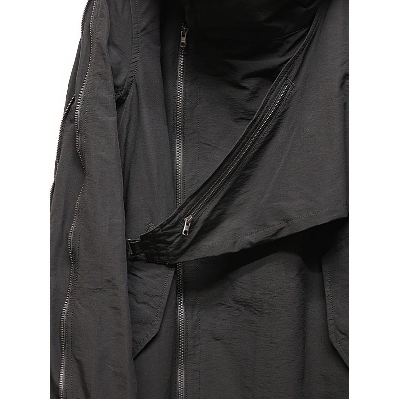 nude:masahiko maruyama・ヌードマサヒコマルヤマ/Cotton/Nylon Grosgrain-Water Repellent Finishマルチジップショートモッズコート/BK | nude:masahiko maruyama | 06
