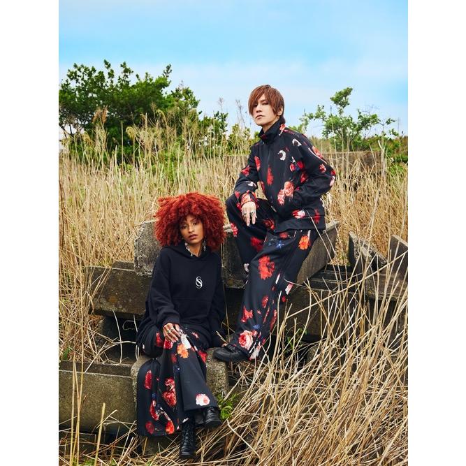 (予約品）6〜7月入荷予定/THE ONENESS・ザワンネス/Flora Recycle Jersey Slacks/Blackの画像