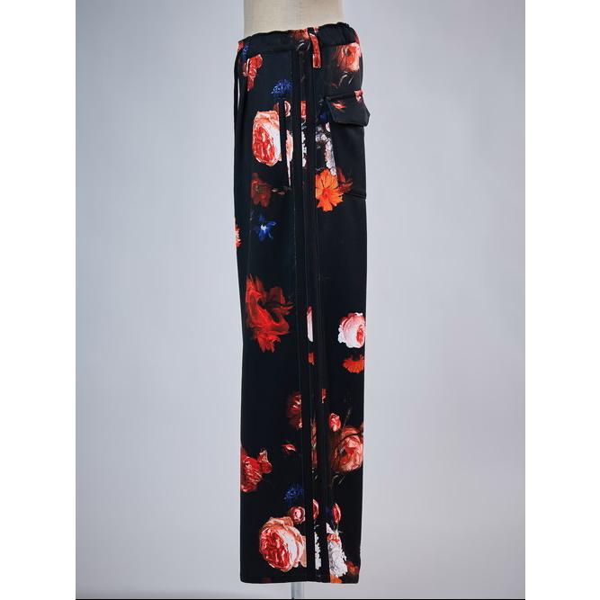 (予約品）6〜7月入荷予定/THE ONENESS・ザワンネス/Flora Recycle Jersey Slacks/Blackの画像