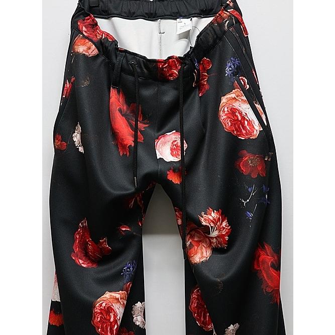 (予約品）6〜7月入荷予定/THE ONENESS・ザワンネス/Flora Recycle Jersey Slacks/Blackの画像
