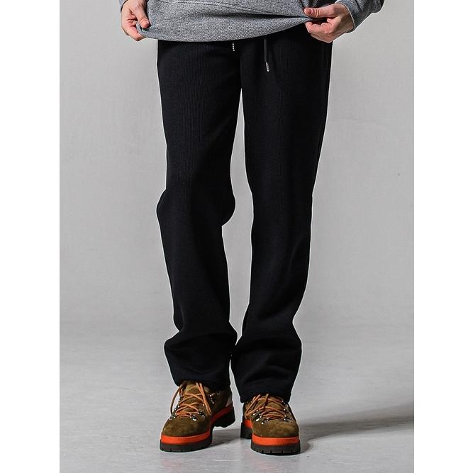 RESOUND CLOTHING・リサウンドクロージング/SEMIWAIDE AZE WIDE TUCK PANTS/BLACK_1