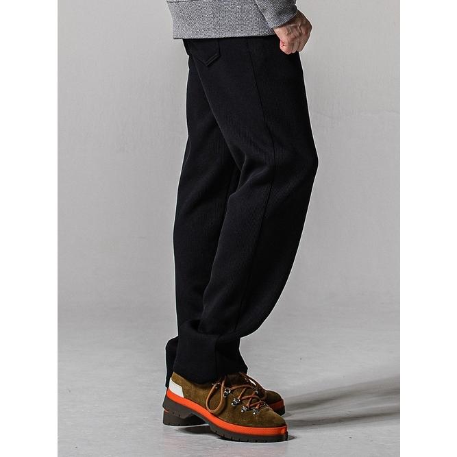 RESOUND CLOTHING・リサウンドクロージング/SEMIWAIDE AZE WIDE TUCK PANTS/BLACK_2