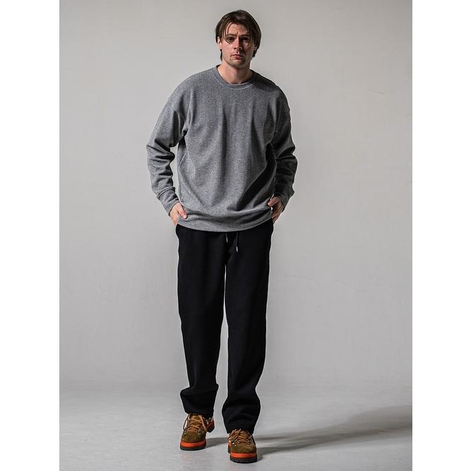 RESOUND CLOTHING・リサウンドクロージング/SEMIWAIDE AZE WIDE TUCK PANTS/BLACK_11