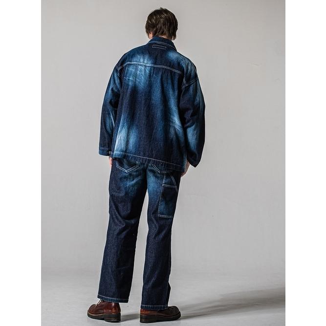 STUSSY◇ペインターパンツ/34/デニム/IDG/無地/116703 その他ブランド