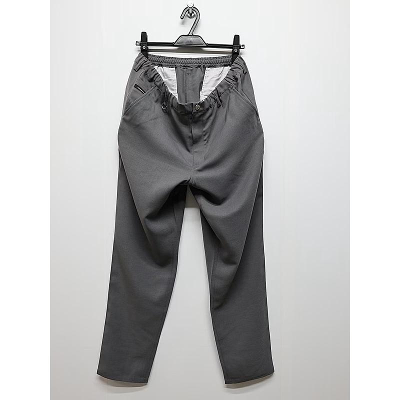 RESOUND CLOTHING・リサウンドクロージング/WIDE TAPERD PAT WIDE EASY PANTS/TWILLGREY_4