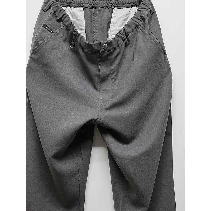 RESOUND CLOTHING・リサウンドクロージング/WIDE TAPERD PAT WIDE EASY PANTS/TWILLGREY_5