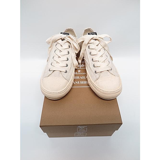 ミハラヤスヒロ　パストソールロートップ　スニーカー　完売品 MAISON MIHARA YASUHIRO Maison YASUHIRO・メゾン ミハラ