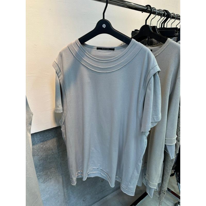 (予約品）2〜3月入荷予定/D.HYGEN・ディーハイゲン/30/-天竺レイヤードS/STシャツ/GRAY |  | 11