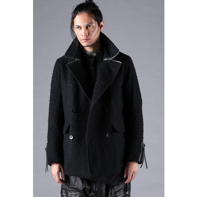 D.HYGEN （ディーハイゲン）コート SALE30%OFF/D.HYGEN・ディーハイゲン/ブラッシングネップPコート/BLACK